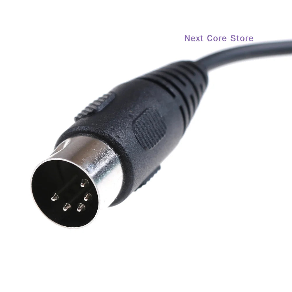 5-Pin DIN MIDI to 3.5mm Stereo Jack Audio Cable 50cm Audio Adapter Cable HIP