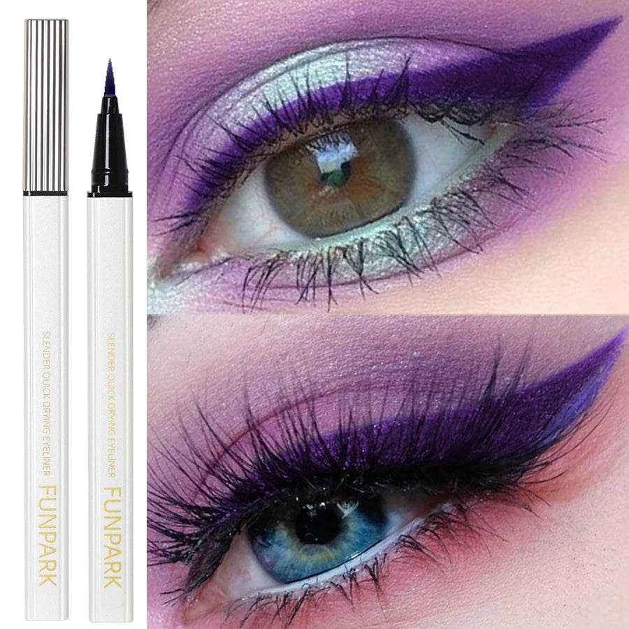 Purple Matte Liquid Eyeliner Pen – Waterproof & Long Lasting Liquid Eyeliner Pen HIP