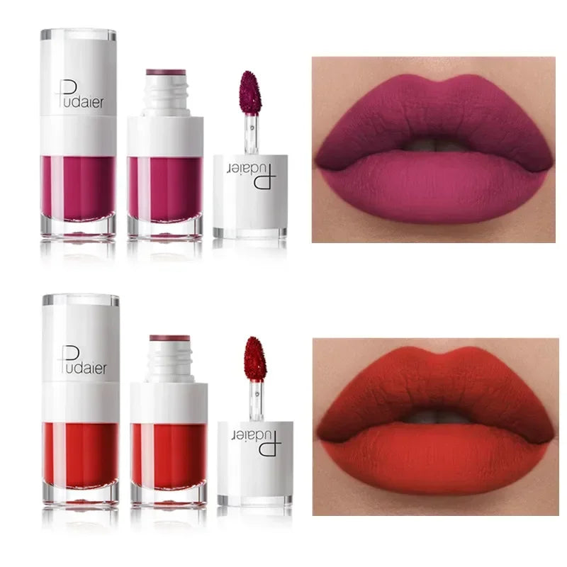 Red Lip Makeup Tattoo Long Lasting Lip Tint Matte Plumper Lip Gloss Liquid Matte Lipstick Waterproof Rouge HIP