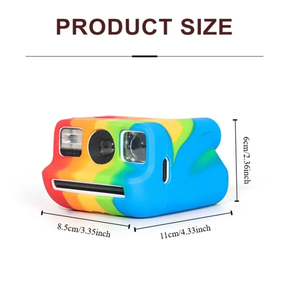 Silicone Case with Lanyard for Polaroid Go Gen 1 & 2 Camera Protective Case HIP
