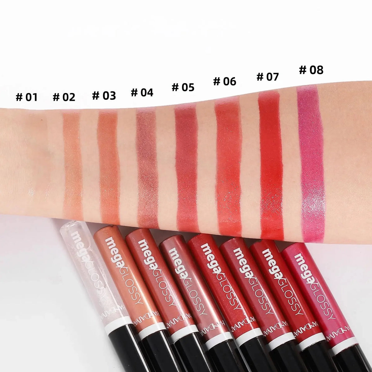 Handaiyan Mirror Shine Lip Gloss – Moisturizing Liquid Lipstick Lip Gloss HIP