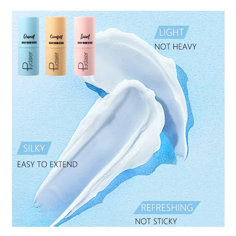Korean Hydrating Multifunctional Moisture Makeup Primer Stick Smooth Cream Moisturizing Balm Even Skin Tone Care Cream Cosmetics HIP