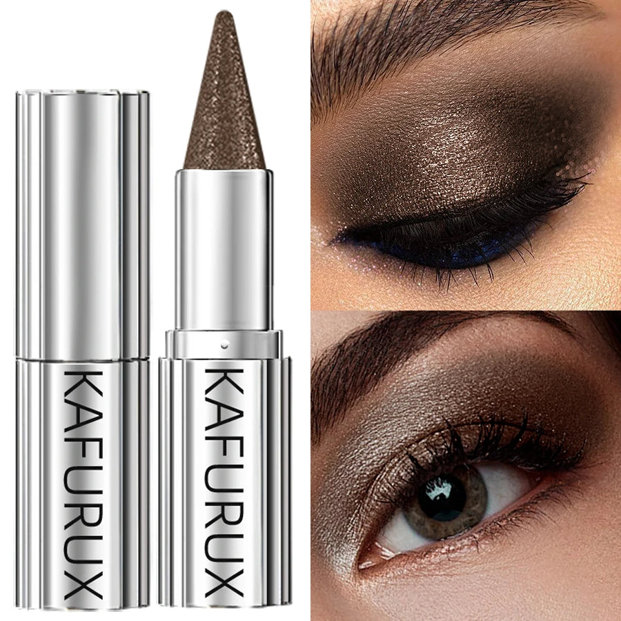 KAFURUX Metallic Glitter Eyeshadow Stick – Waterproof Eye Shadow Eyeshadow Stick HIP 107