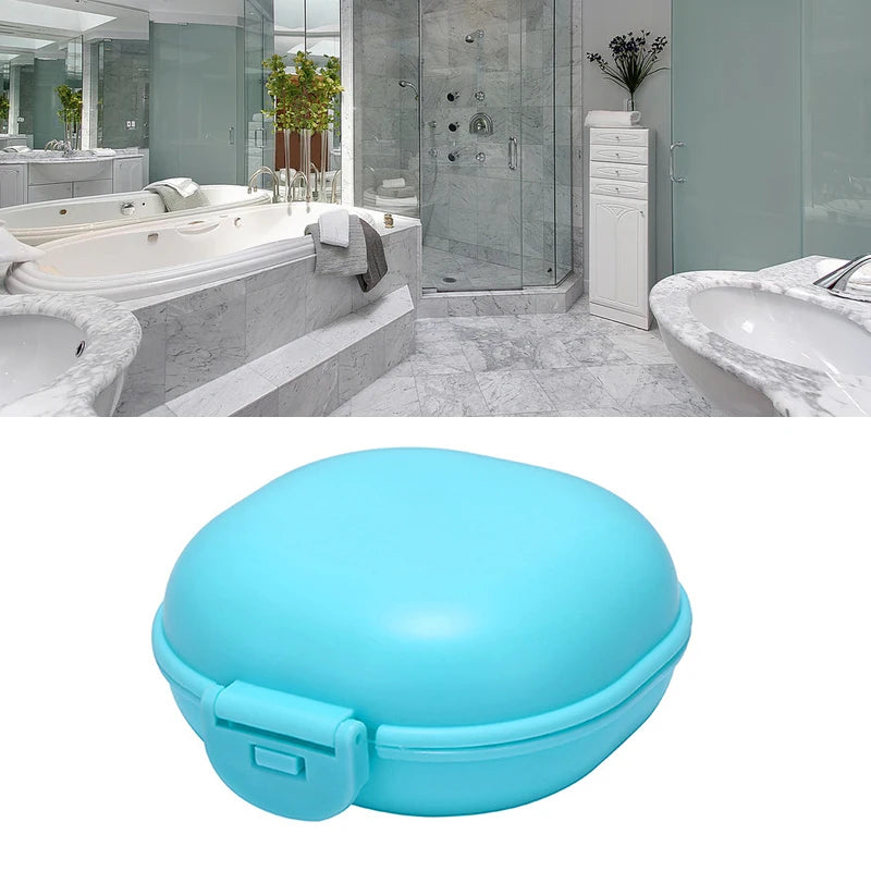 Soap Container Soap Container Waterproof Portable Soap Rest PP Buckle Lid Soap Case for Travel Home Hotel Dormitory Soap Holder HIP
