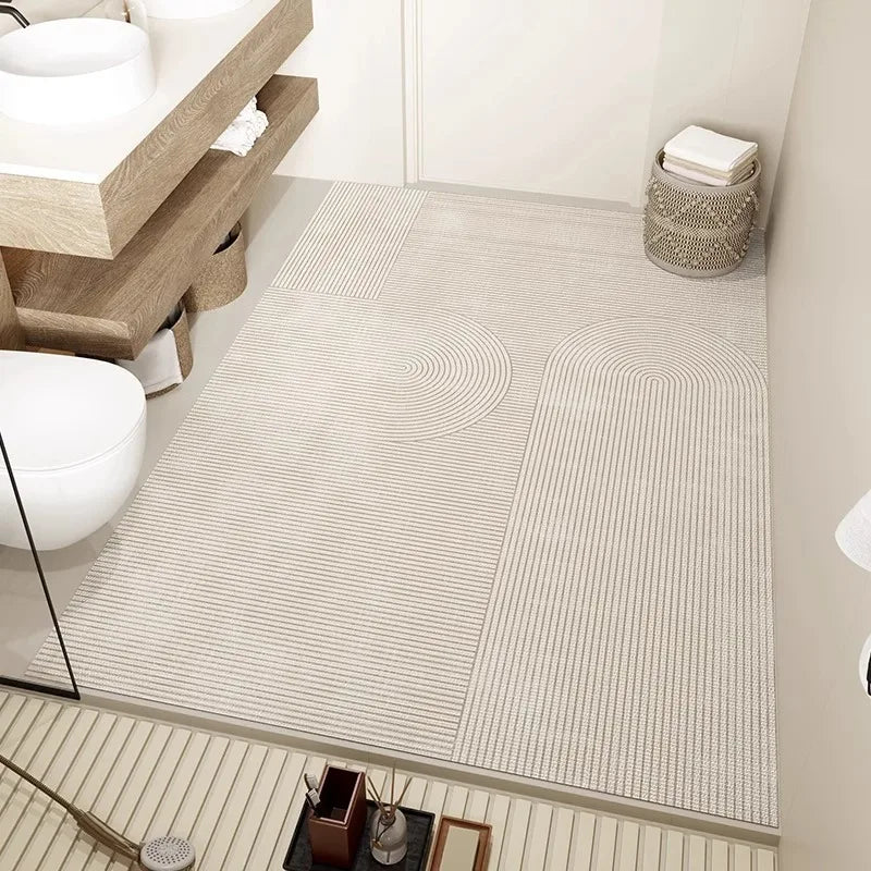 Diatom Mud Bath Mat – Absorbent Non-Slip Bathroom Rug Bath Floor Mat HIP GU2078-G 1pc 160x230cm