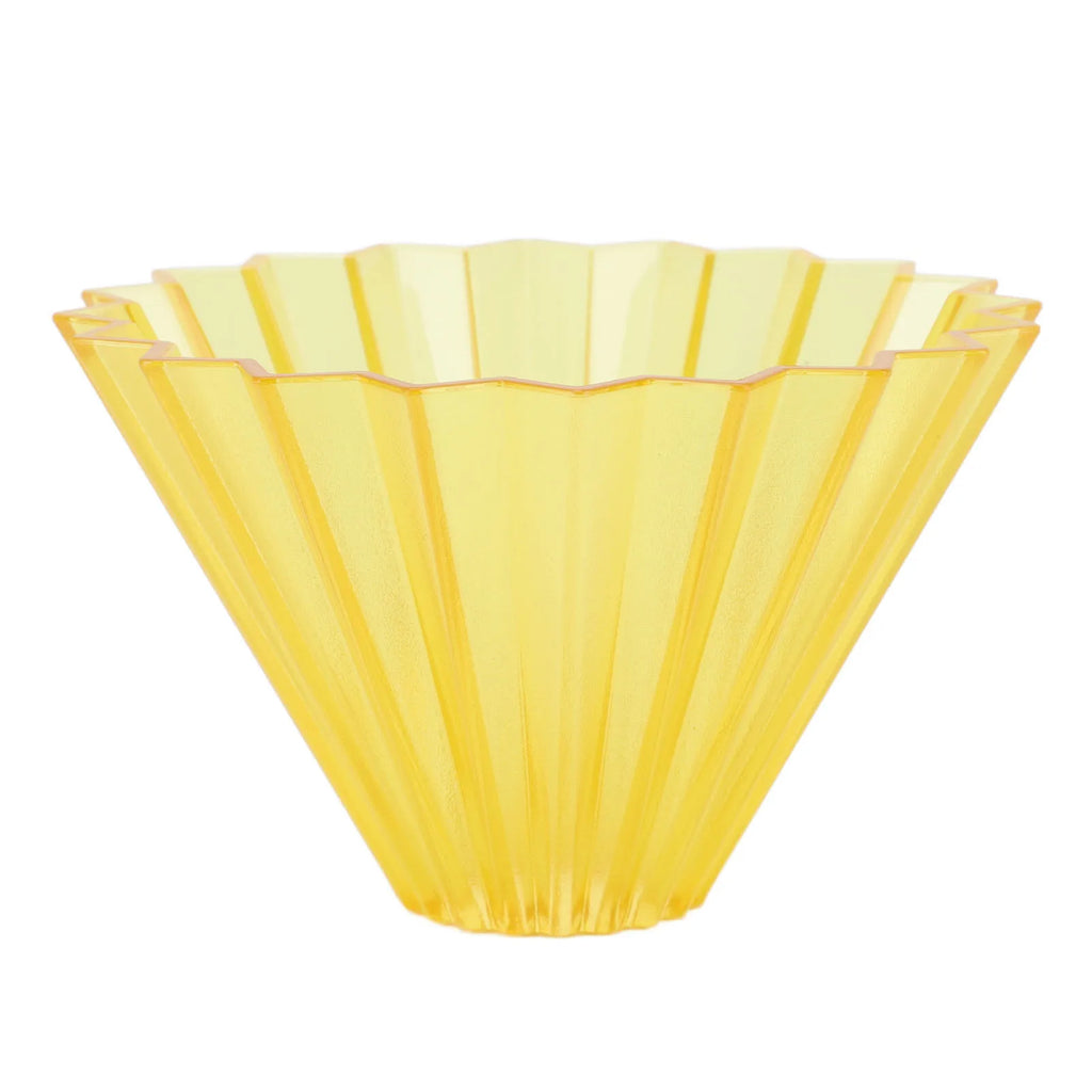 Coffee Filter Cup Coffee Filter Cup Resin Conical Reusable Hand Brewed Coffee Dripper Strainer for Kitchen Resin Coffee Dripper HIP Orange