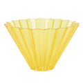 Coffee Filter Cup Coffee Filter Cup Resin Conical Reusable Hand Brewed Coffee Dripper Strainer for Kitchen Resin Coffee Dripper HIP Orange
