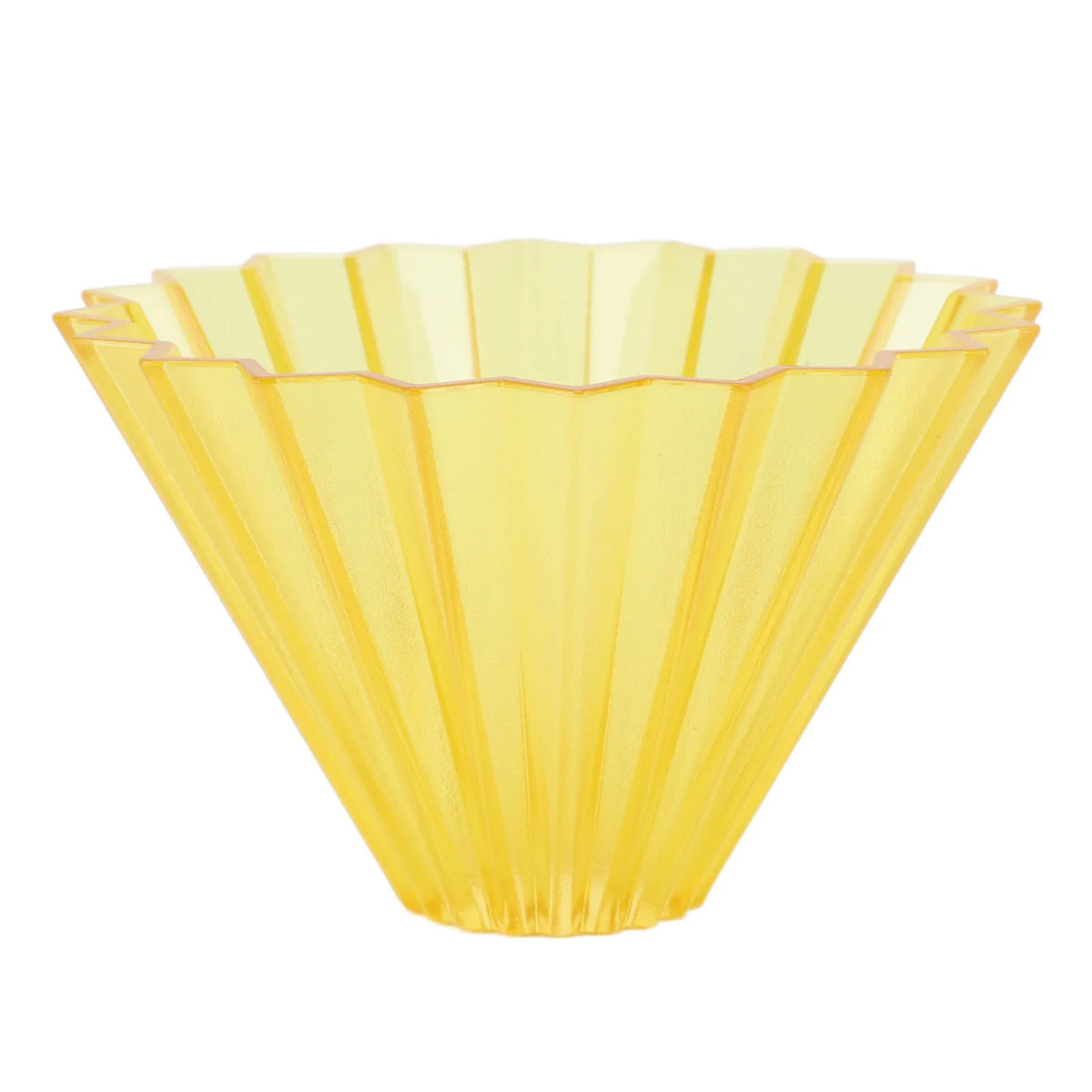 Coffee Filter Cup Coffee Filter Cup Resin Conical Reusable Hand Brewed Coffee Dripper Strainer for Kitchen Resin Coffee Dripper HIP Orange