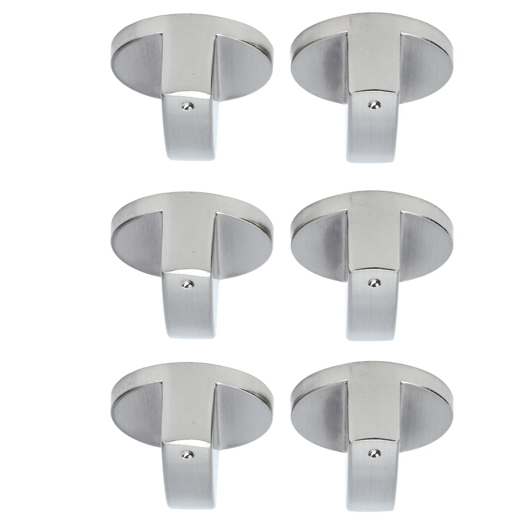 6PCS 8mm Rotate Knob Zinc Alloy Control Knob Replacement for Kitchen Range Gas Stove Microwave Oven Control Knob Stove Accessory HIP