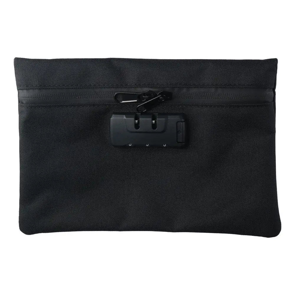 Lockable Money Bag – Secure Cash & Document Storage Pouch Lockable Security Pouch HIP WHITE
