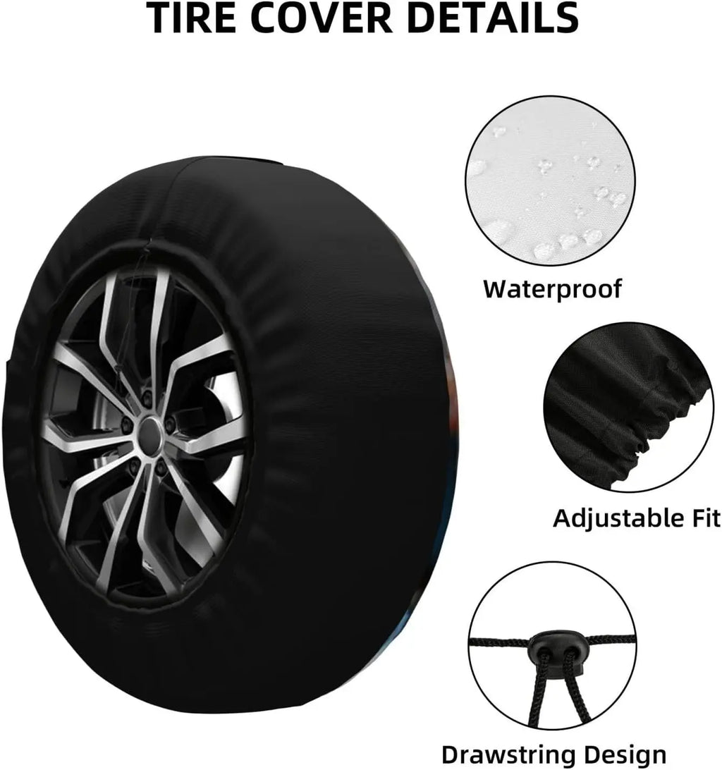 Dachshund Dog Spare Tire Cover – Weatherproof Universal Fit Spare Tire Cover HIP