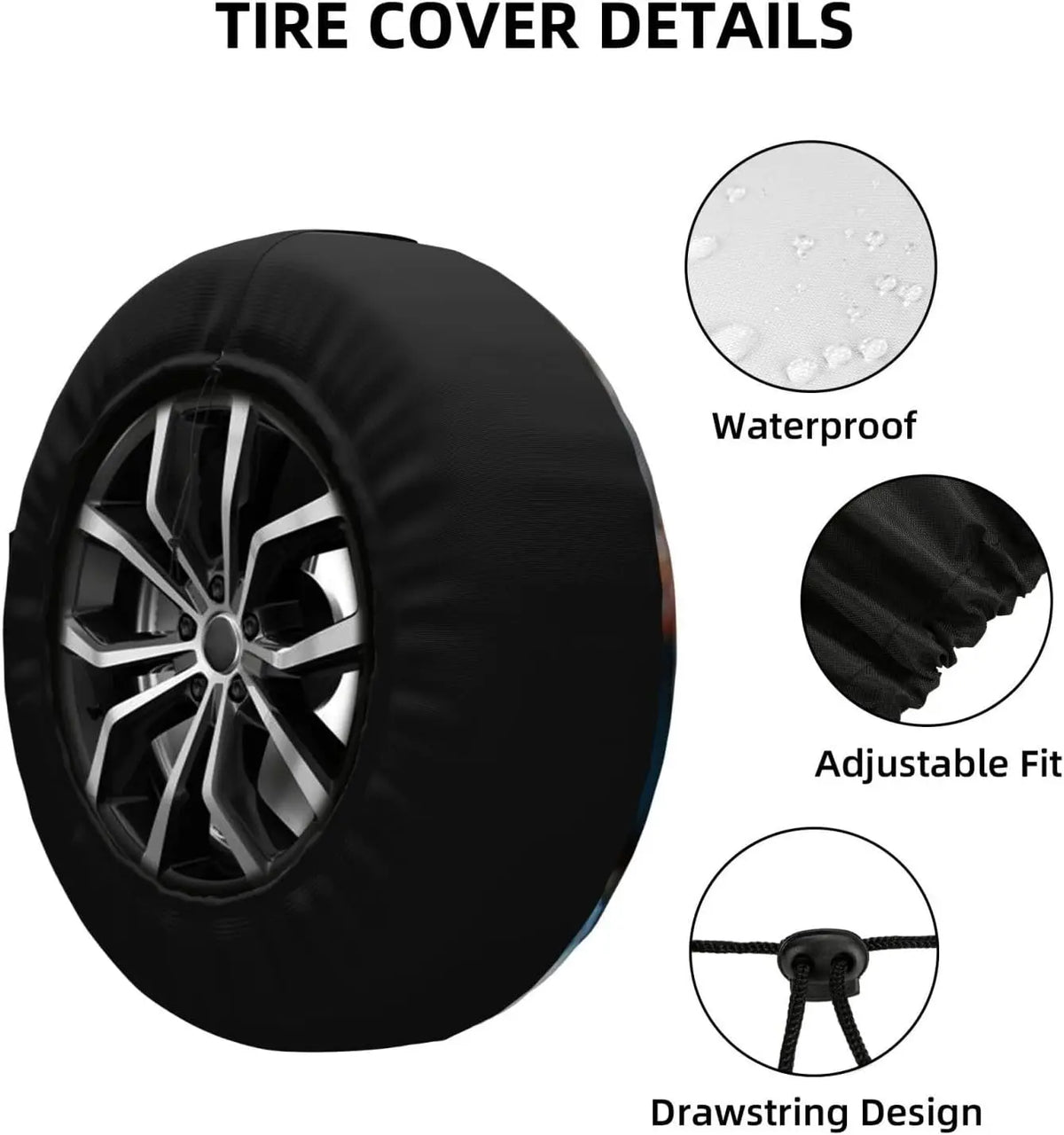 Dachshund Dog Spare Tire Cover – Weatherproof Universal Fit Spare Tire Cover HIP