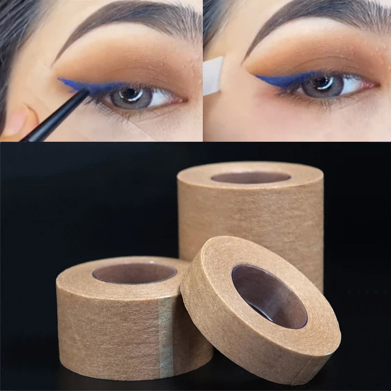 Self Adhesive DIY Non-woven Eyeliner Eyelid Tape Lash Tape Makeup Eye Tapes Eyelash Extension Patch Eyeshadow Protector Tapes HIP