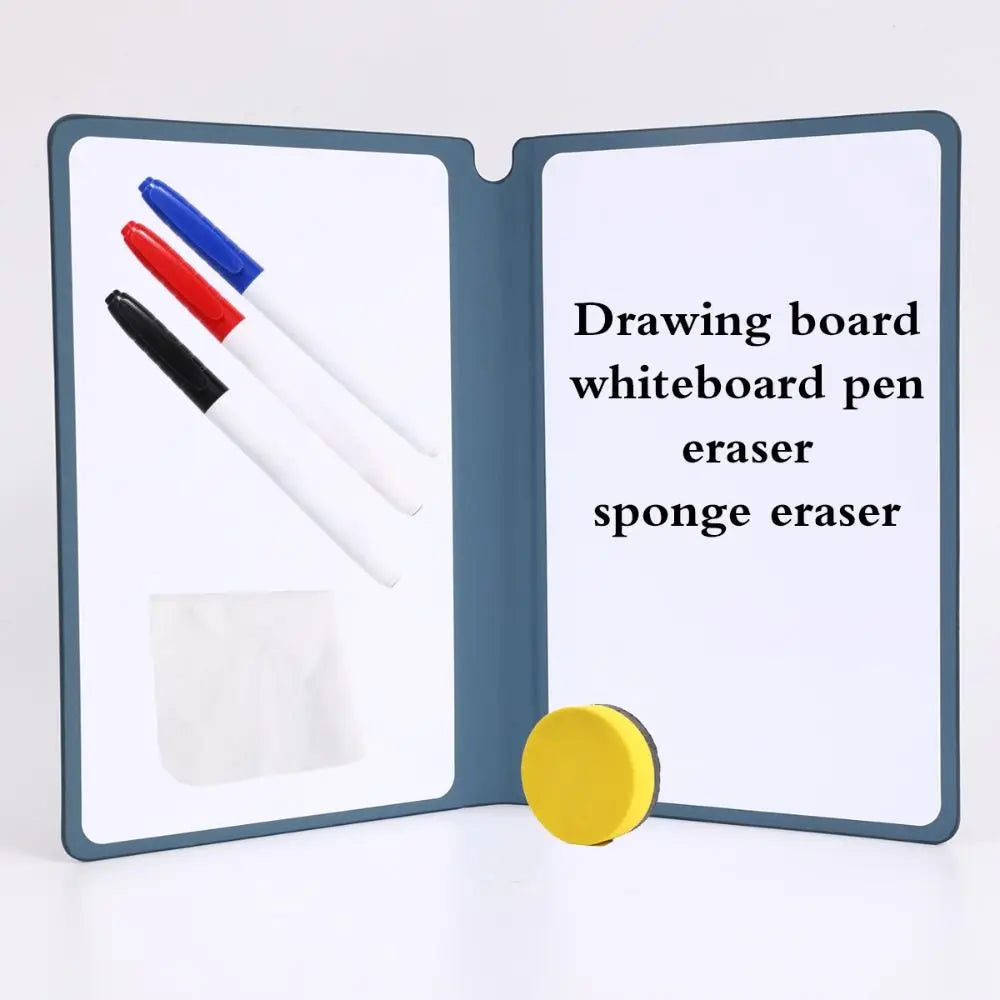 A5 Leather Reusable Whiteboard Notebook with Pen & Eraser Reusable Whiteboard Notebook HIP