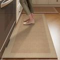 Non-Slip Kitchen Mat & Runner Rug – TPR Base, 100% Polyester Kitchen Runner Rug HIP FQ3802-QT 1pc 160x230cm