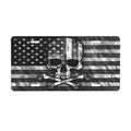 Eagle American Flag Aluminum License Plate – Weatherproof Vanity Tag Decorative License Plate HIP 1