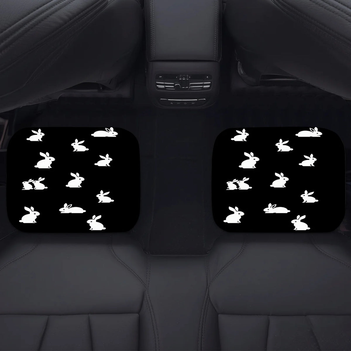 4-Piece Rabbit Print Car Floor Mats – Universal Fit | HIP Car Floor Mats HIP