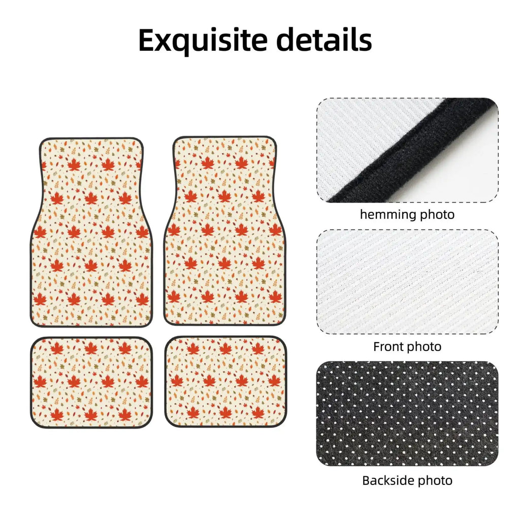 4-Piece Universal Car Floor Mat Set – All-Weather Liner Car Floor Mats HIP