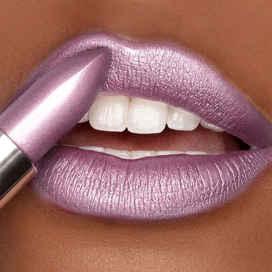KAFURUX Glitter Metallic Lipstick – Pearlescent Lip Tint Metallic Lipstick HIP