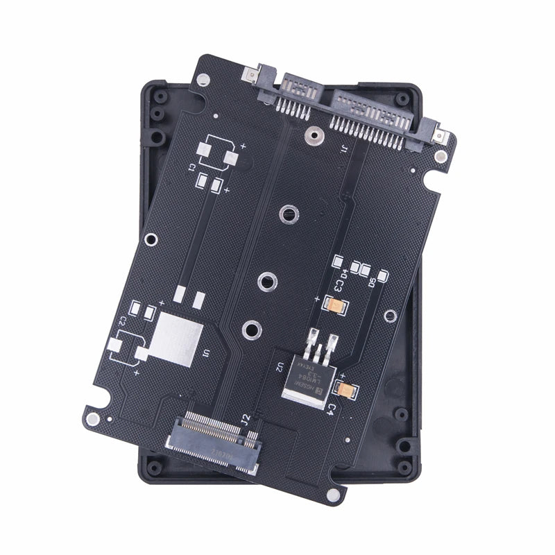 M.2 NGFF & mSATA to 2.5" SATA 3.0 SSD Adapter Enclosure SSD Adapter Enclosure HIP