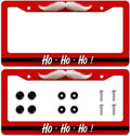 Christmas Santa Beard License Plate Frame – Stainless Steel License Plate Frame HIP 1