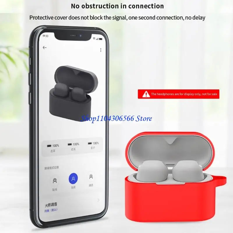Silicone Case Cover for Sony WF-1000XM6 Earbuds Earbud Case Cover HIP