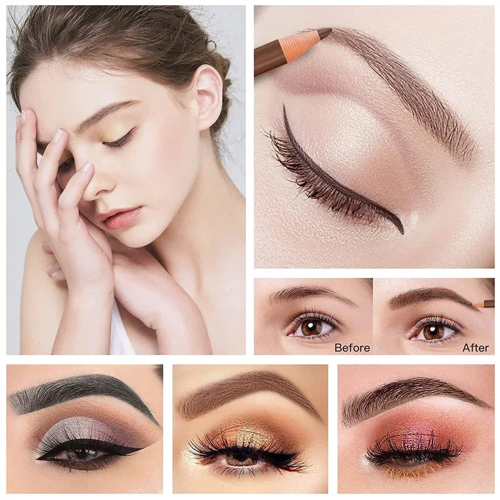 5-Pack Waterproof Microblading Eyebrow Pencil – 5 Shades Eyebrow Pencil Set HIP