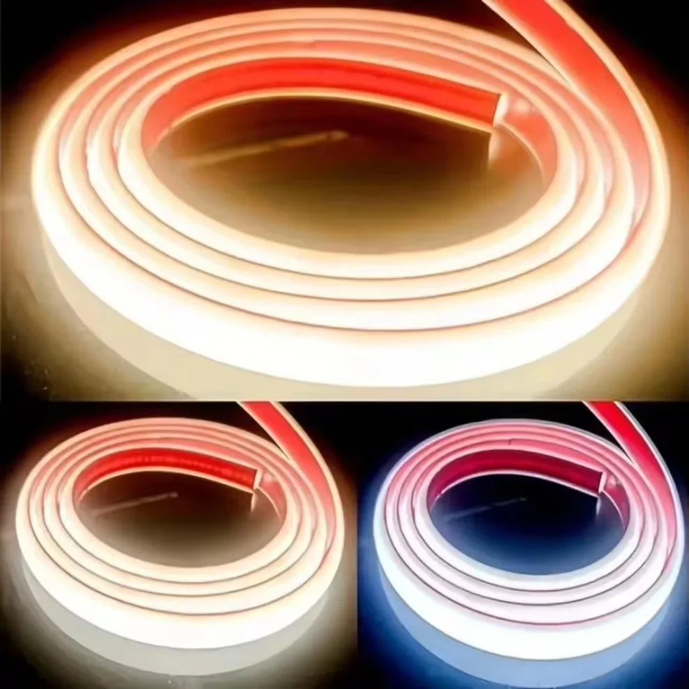 COB LED Strip Light 320LEDs/m CRI90 IP68 Waterproof DC24V LED Strip Light HIP