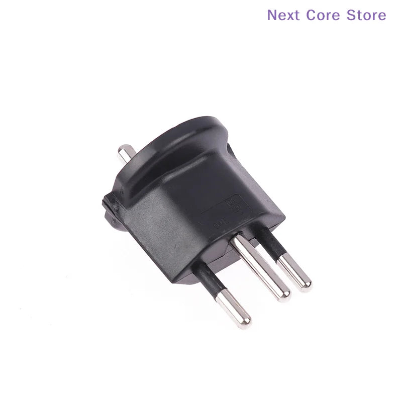 EU to Switzerland Travel Plug Adapter – 10A 250V Compact Travel Plug Adapter HIP