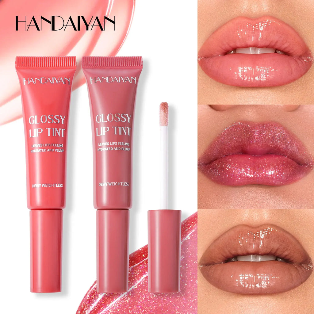 Hydrating Pearlescent Lip Glaze – Glossy Plumping Lip Gloss Lip Gloss HIP