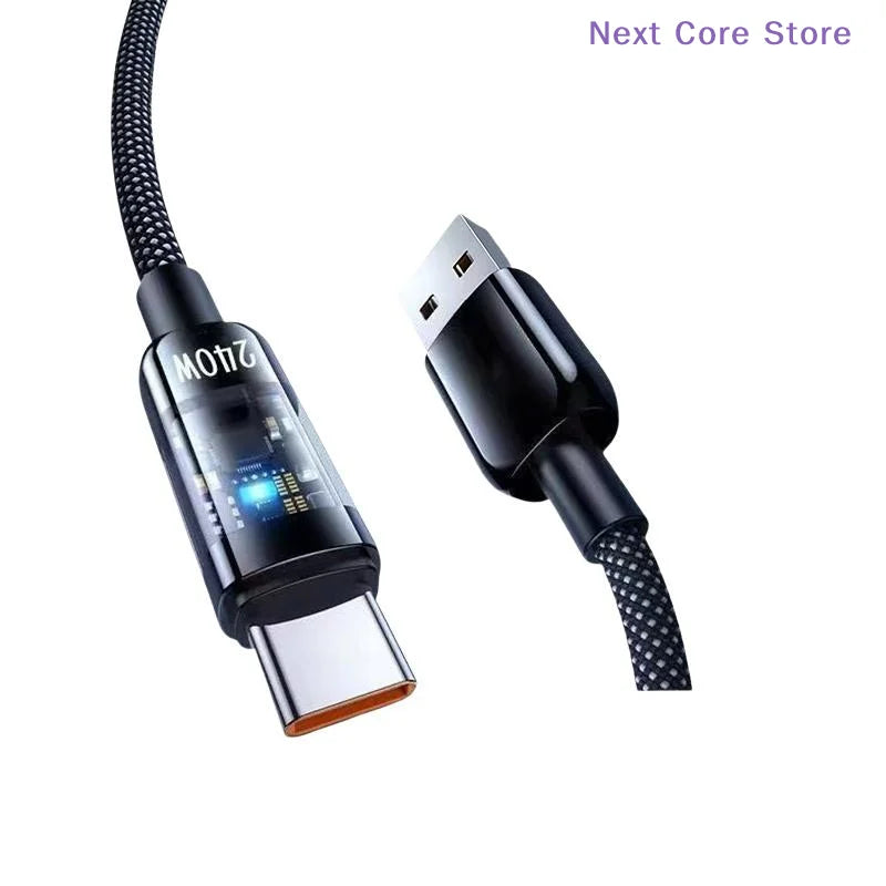 240W USB-C Fast Charging Cable 1M & 2M | 6A Type-C USB-C Charging Cable HIP