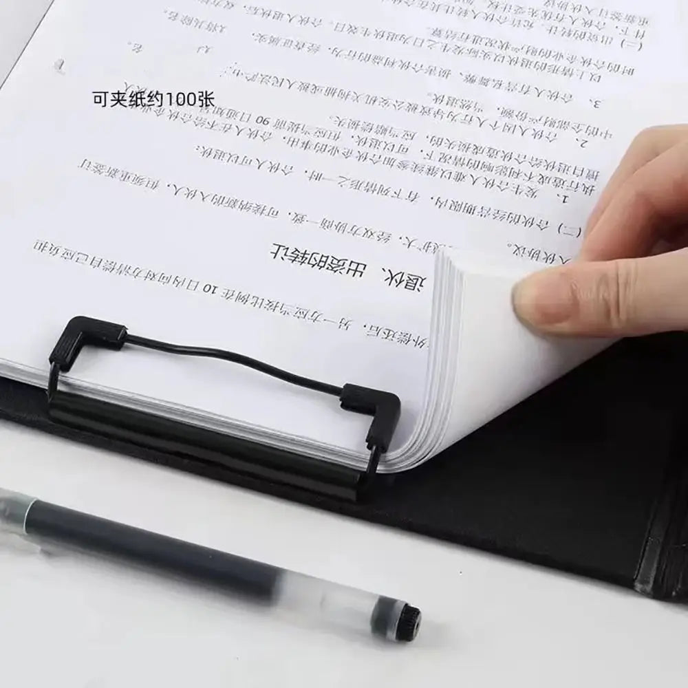 PU Leather Foldable Clipboard A4 A5 – Conference Writing Pad Leather Clipboard HIP