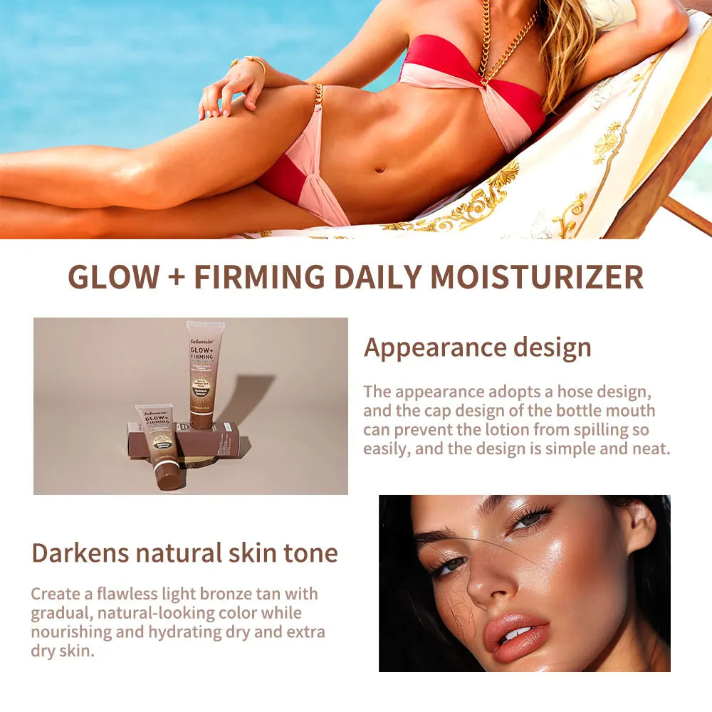 Tanning Lotion Self Tanner Sunless Browning Lotion, Best Gradual Tanner for Men and Women, Streak-Free Fake Tan HIP