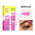 Waterproof Clear Eyebrow Setting Gel and Brush 2 in 1Long-Lasting Waterproof & Sweatproof Brow Coat Non-Fading Brow Lamination HIP 1pc