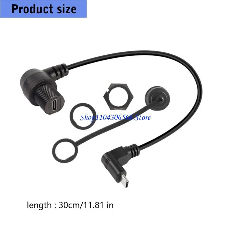 USB-C Data & Charging Cable 30cm – 10Gbps Fast Transfer USB-C Data Cable HIP
