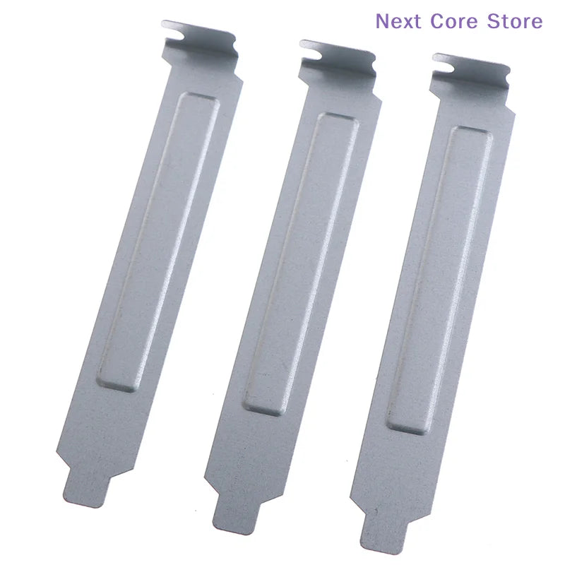 5-Pack Silver PCI Slot Cover Blanking Plates – 12cm Metal PC Slot Cover HIP