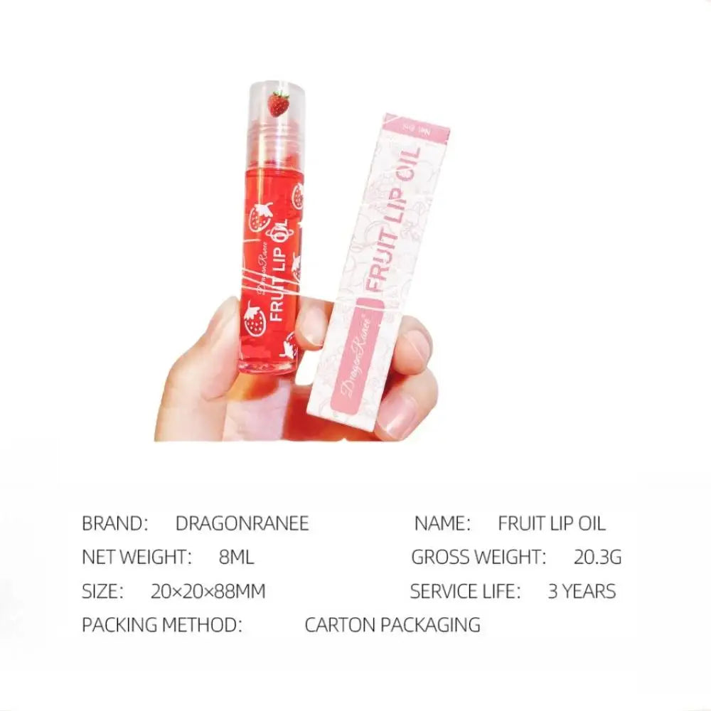 Dragon Ranee Fruit Roll-On Lip Oil – Hydrating Gloss Balm Roll-On Lip Oil HIP