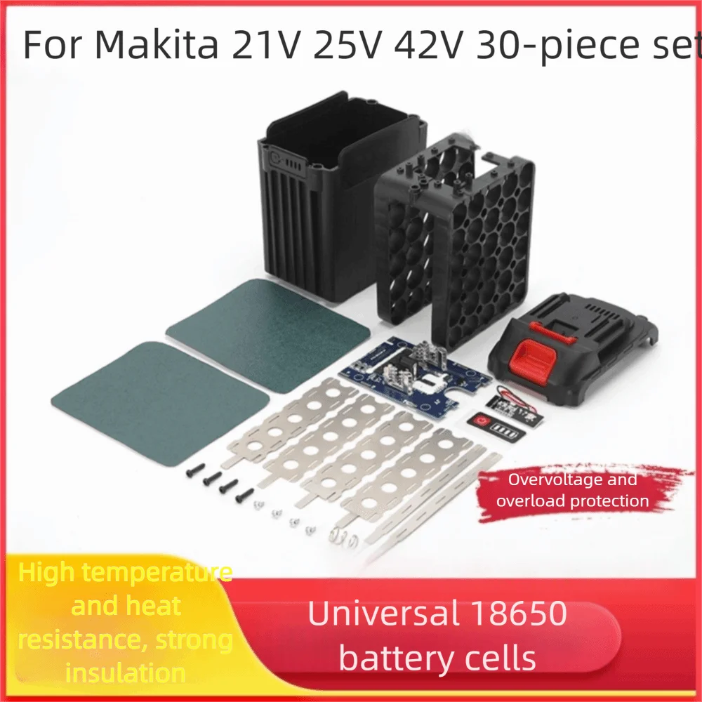 18650 Lithium Battery Pack Case with PCB Protection Board Battery Pack Case HIP