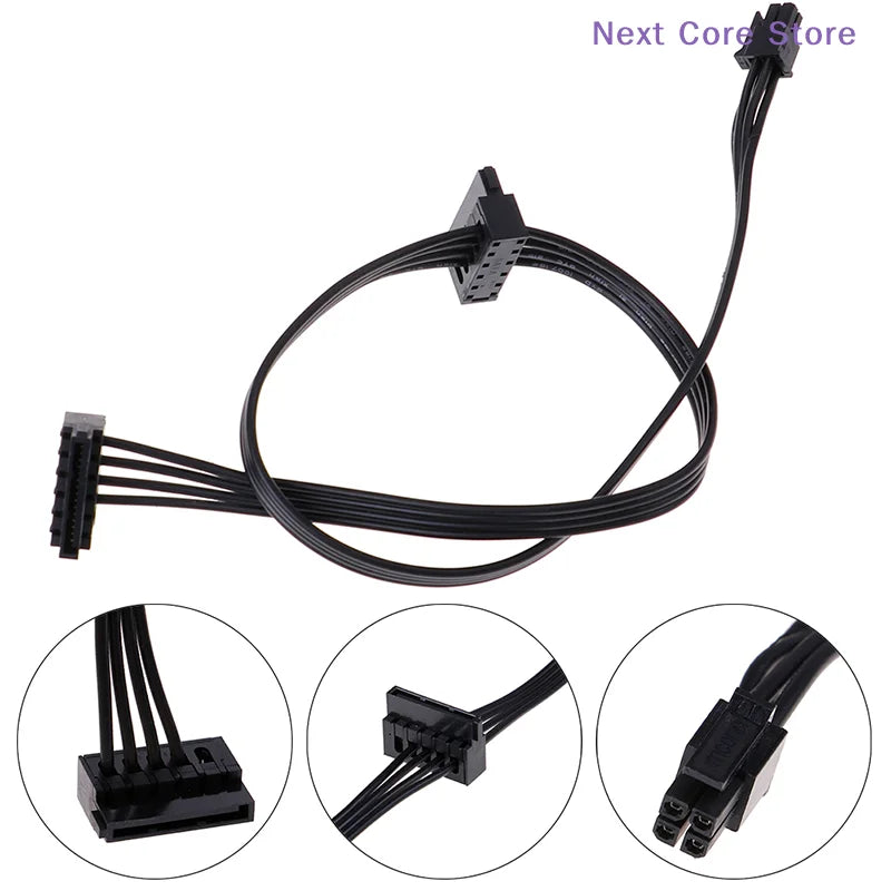 Mini 4-Pin to Dual SATA SSD Power Cable 45CM – M410 M610 SSD Power Cable HIP
