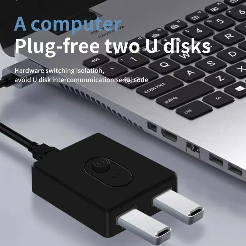 USB 2.0/3.0 Bidirectional Switch Hub – Share PC Peripherals USB Switch Hub HIP