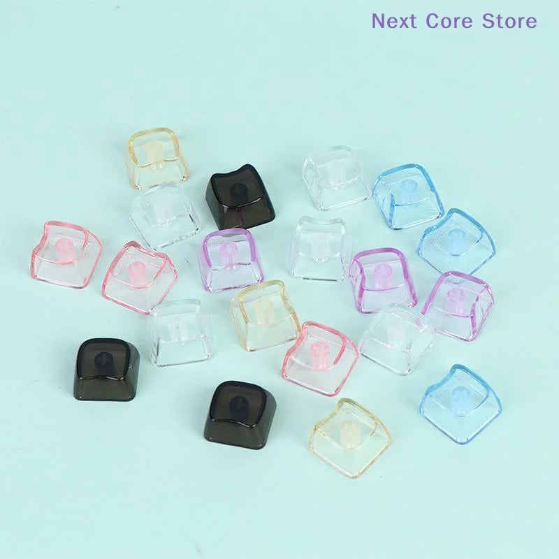 Cat Shaped Transparent PBT Keycaps MAO Profile MX Switch 10/20 Pcs Novelty Keycaps HIP