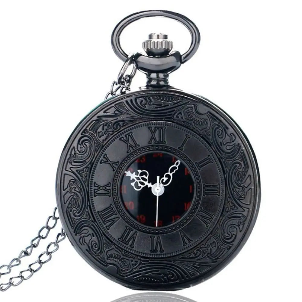 Women's Vintage Steampunk Fob Pocket Watch with Chain Pocket Watch HIP 2