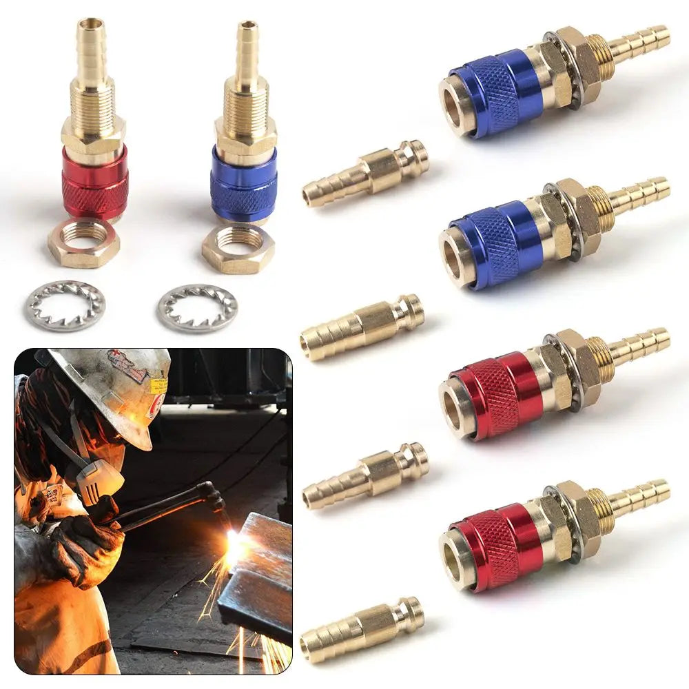 M6 M8 Water Cooled Adapter – Quick Fit Welding Connector Welding Adapter Fitting HIP