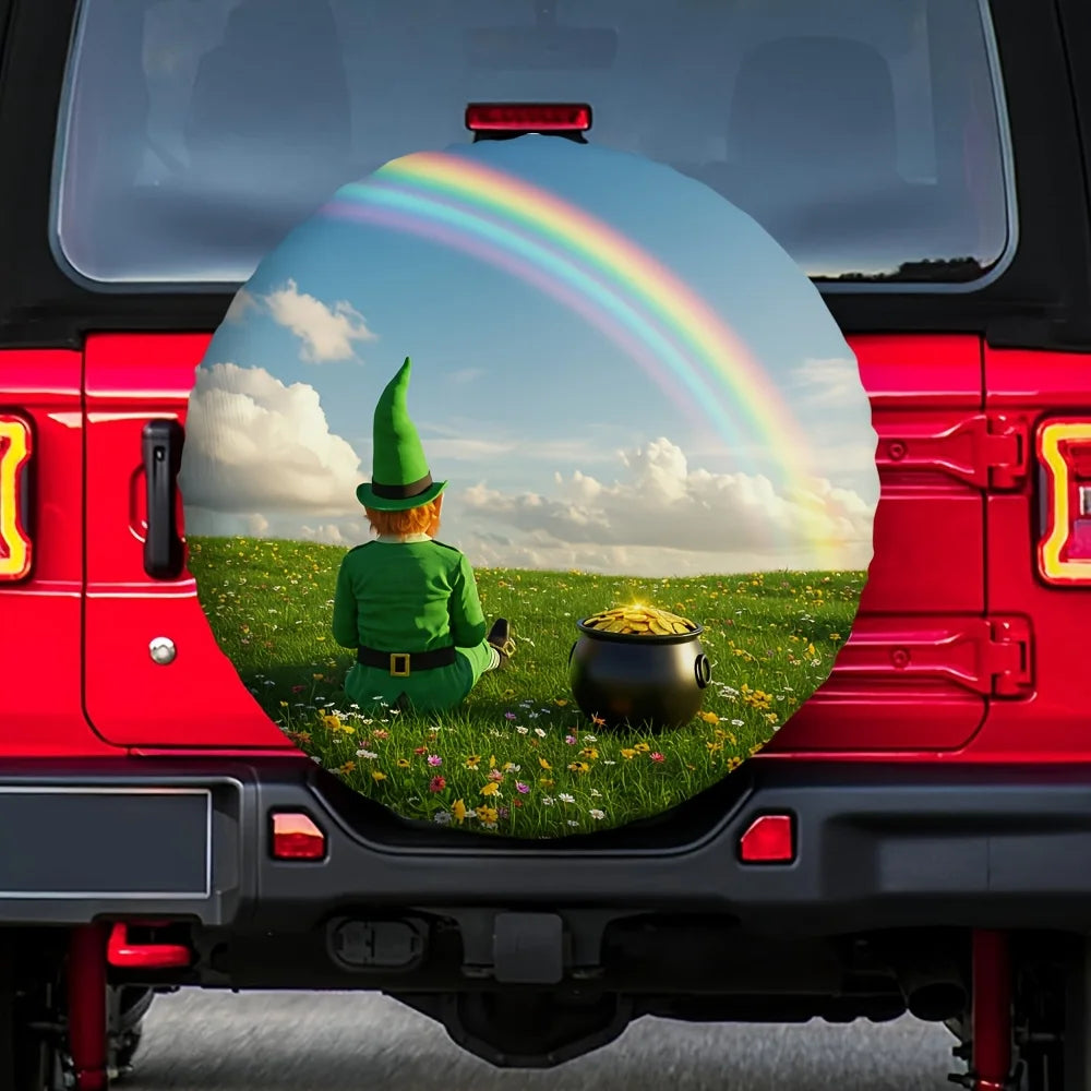 St. Patrick's Day Spare Tire Cover – Polyester | HIP Spare Tire Cover HIP 1 16in