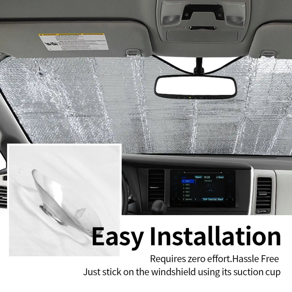 Running Horse Car Windshield Sun Shade – UV & Heat Block Car Windshield Sunshade HIP