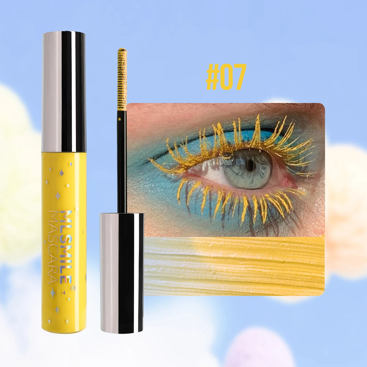 MLSMILE Glitter Pearlescent Mascara – Waterproof & Volumizing Glitter Mascara HIP sku7