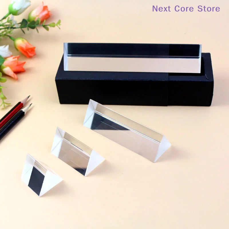 K9 Crystal Triangular Prism – Rainbow Light & Physics Optical Glass Prism HIP