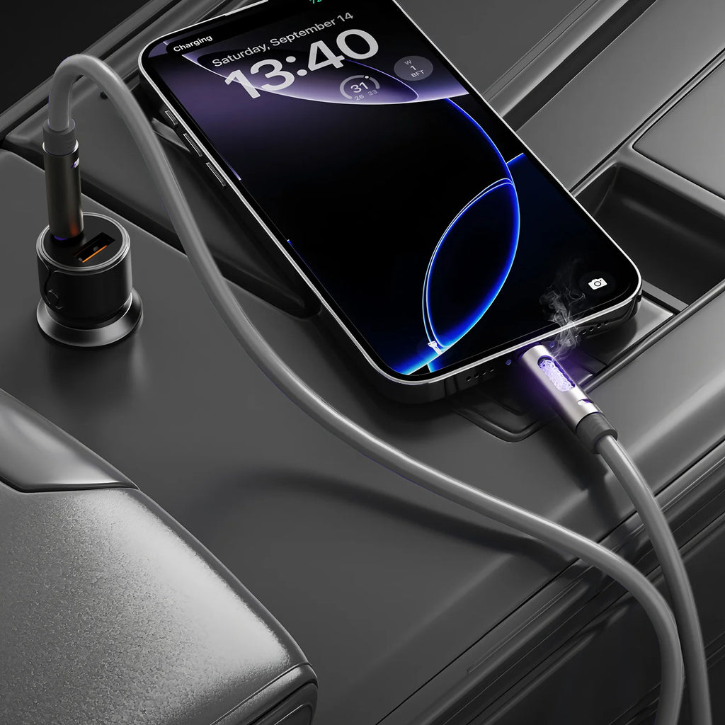 Type-C to Type-C Fast Charge Cable with LED & Aromatherapy USB-C Charging Cable HIP