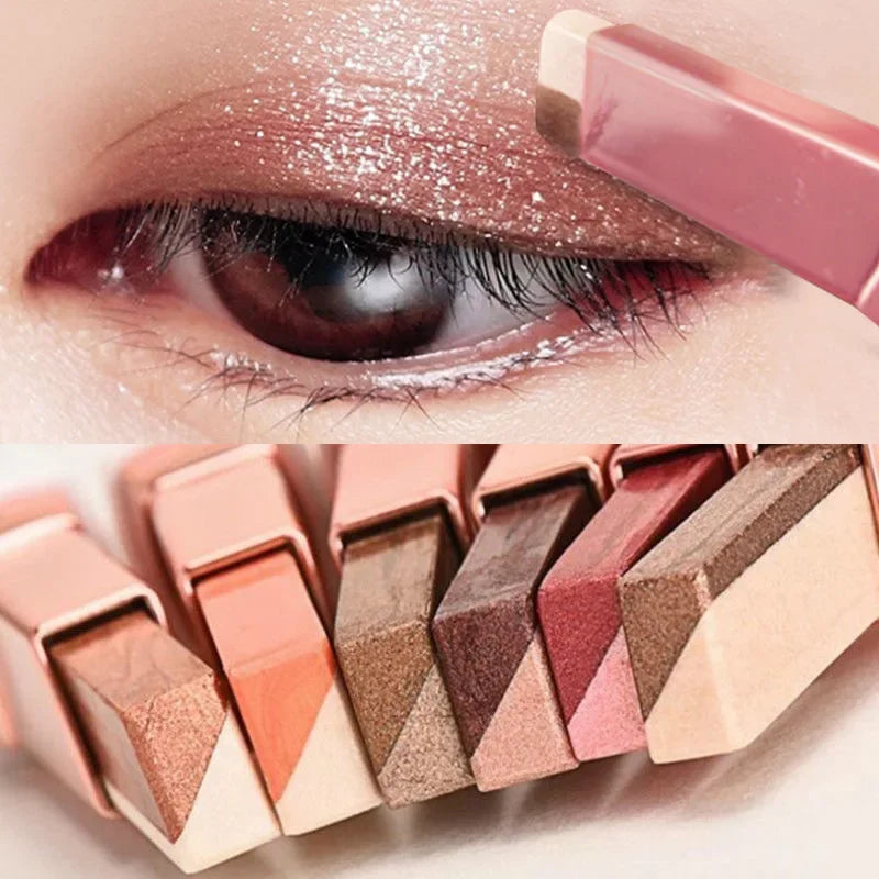 Two-Color Gradient Eyeshadow Stick – Shimmer & Waterproof Eyeshadow Stick HIP
