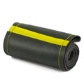 38cm Microfiber Leather Steering Wheel Cover – Non-Slip Lychee Steering Wheel Cover HIP Yellow thread